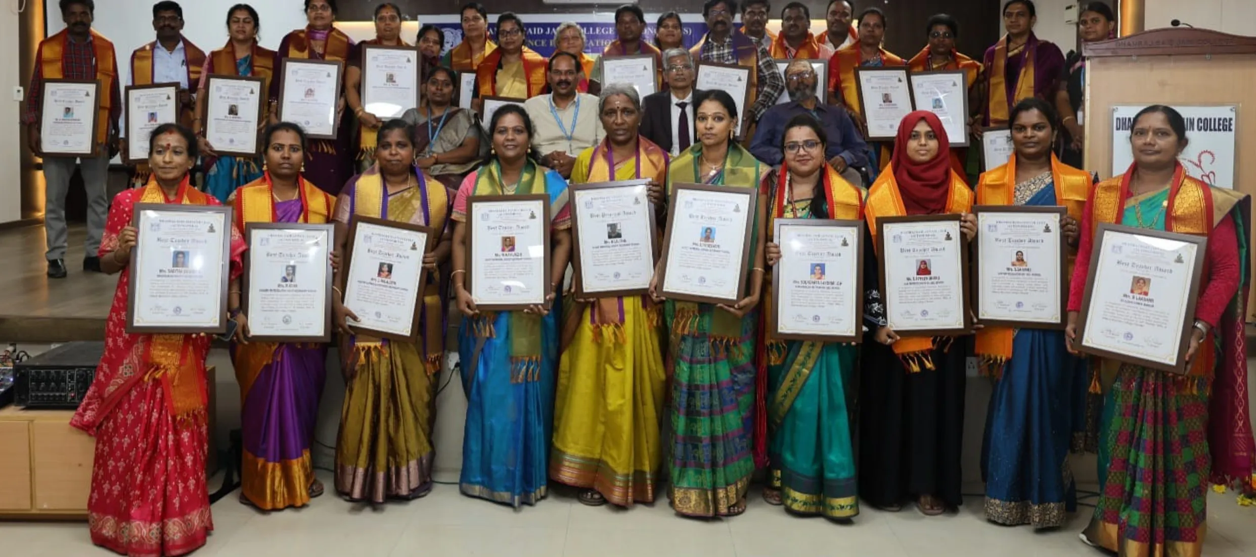 Teachers receiving Excellence in Education Awards 2026