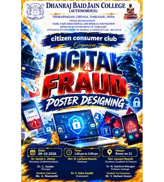 Citizen Consumer Club - Digital Fraud Poster Designing, 9 October 2026